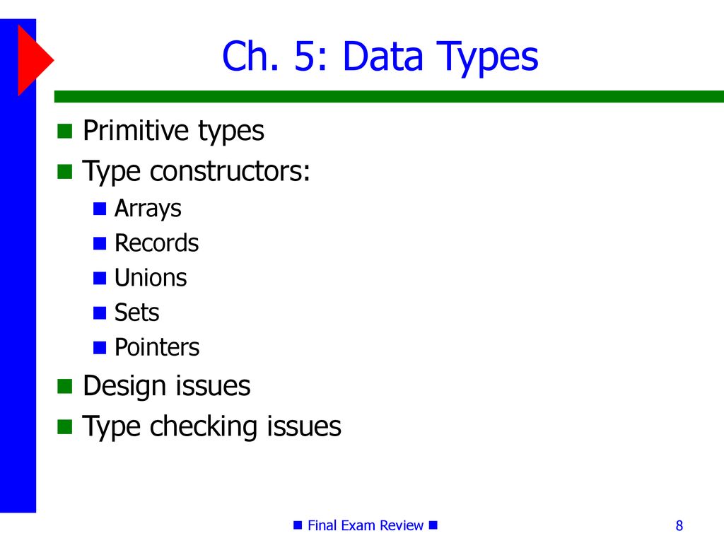 Final Review In Text: Chapters 1-11, ppt download