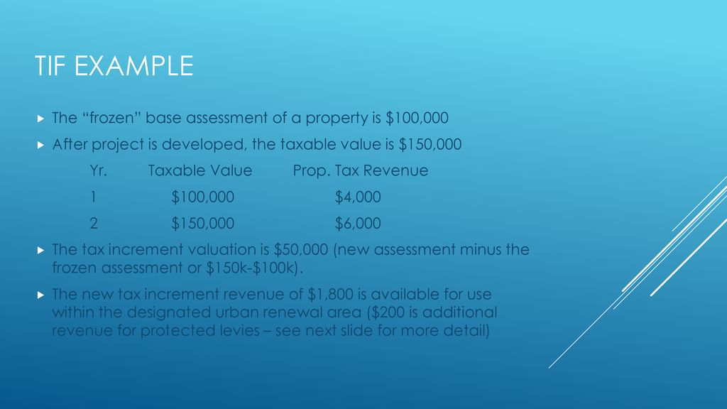 What Is TIF TIF Tax Increment Financing Ppt Download what-is-tif-tif-tax-increment-financing-ppt-download