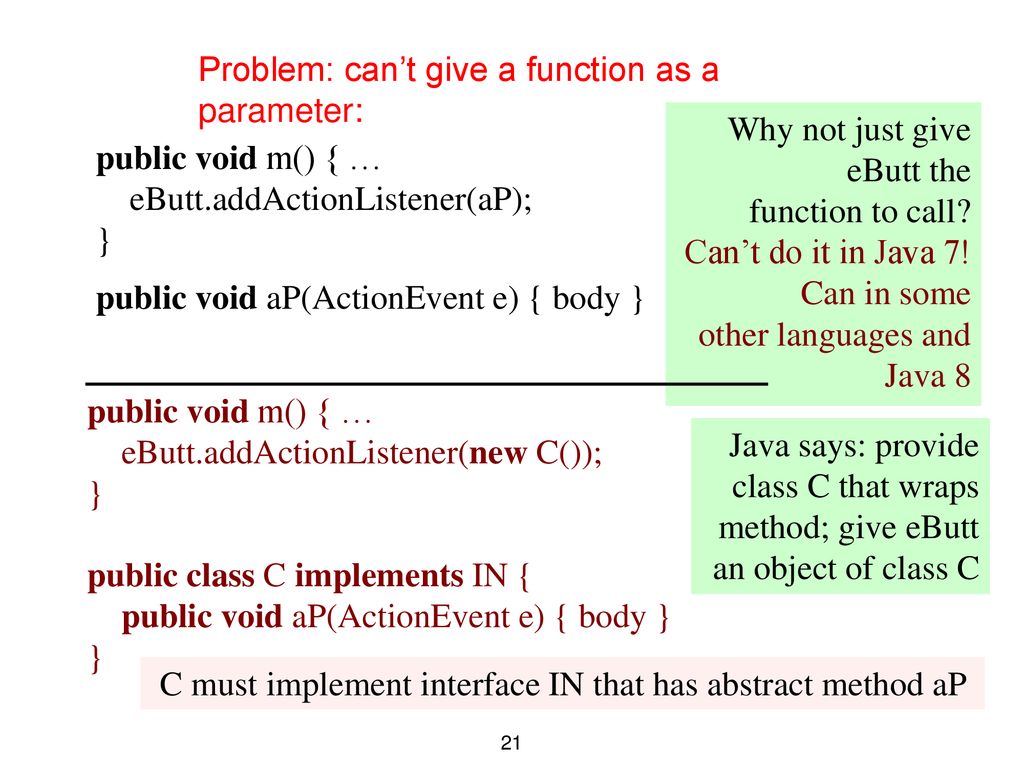 Cs2110 guis listening to events ppt download