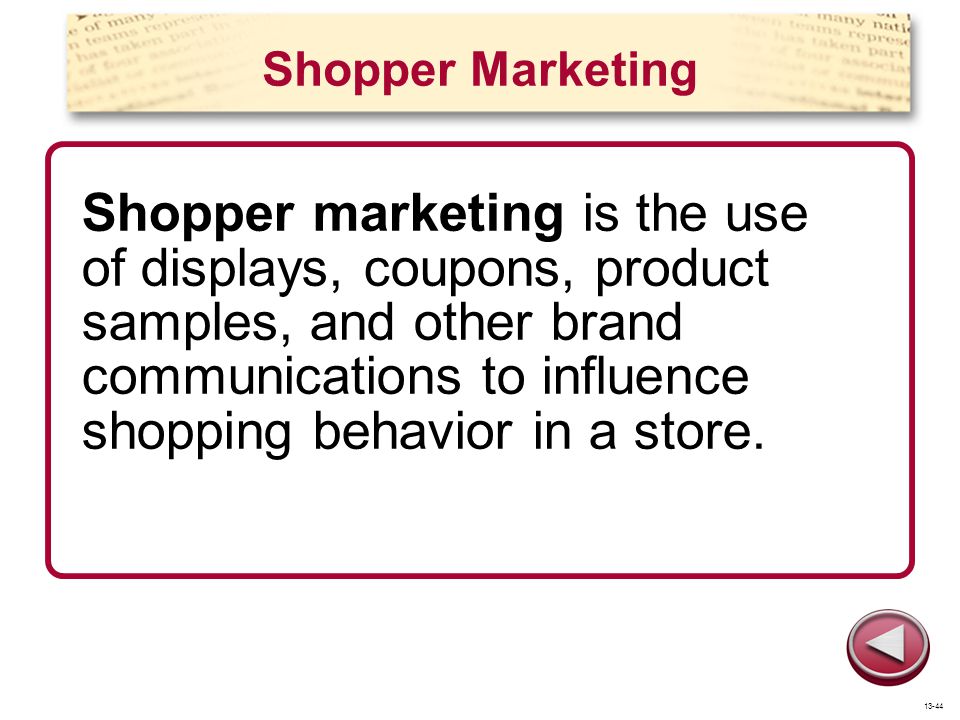 Shopper Marketing