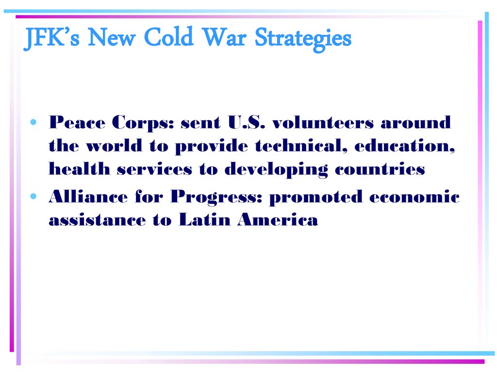 Kennedy the cold war chapter 15 section ppt download