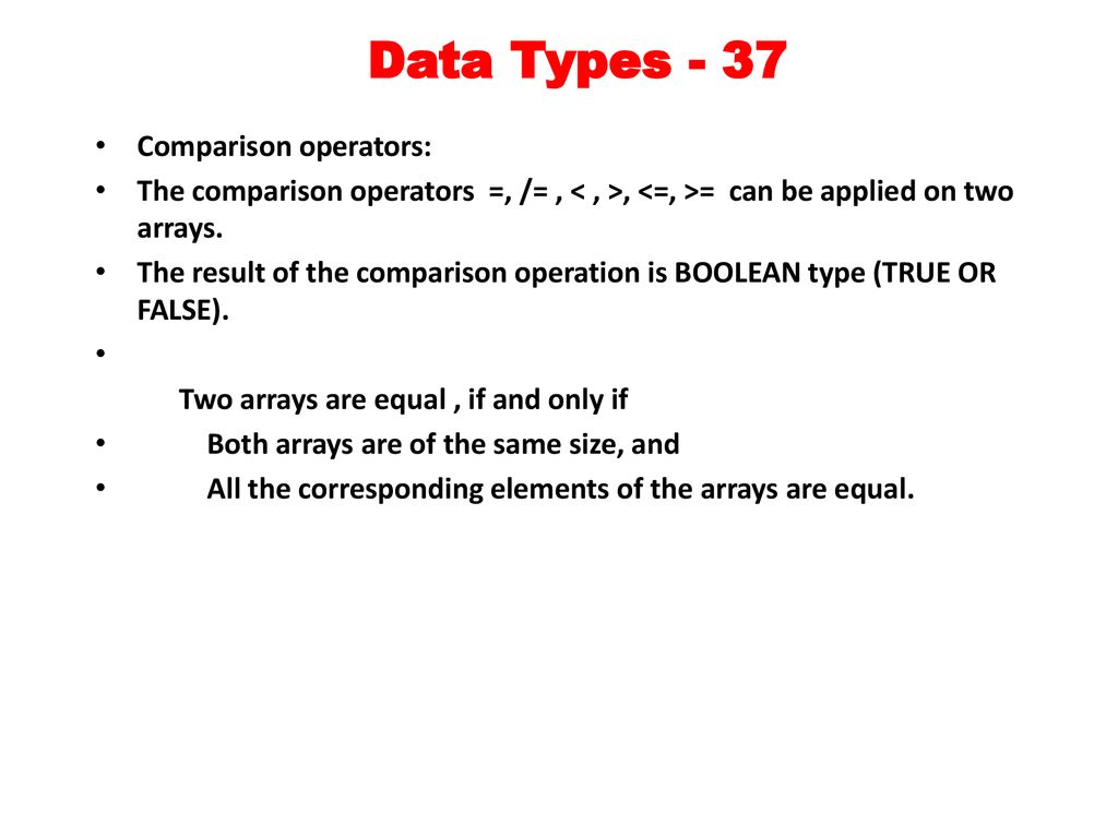 VHDL DATA TYPES. - ppt download