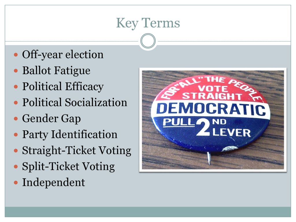 Chapter 6 Voters and Voter Behavior ppt download