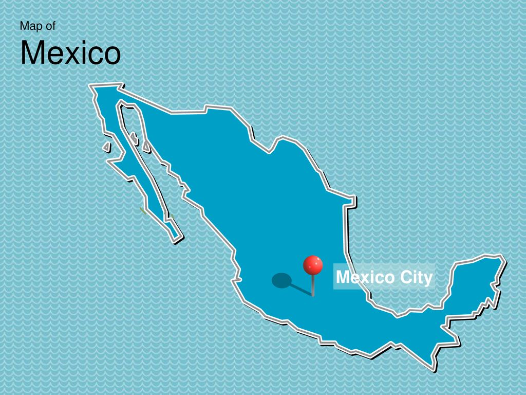 Map of Mexico Mexico City