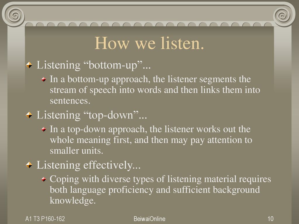 ELTM Unit 4 Focus on Listening - ppt download