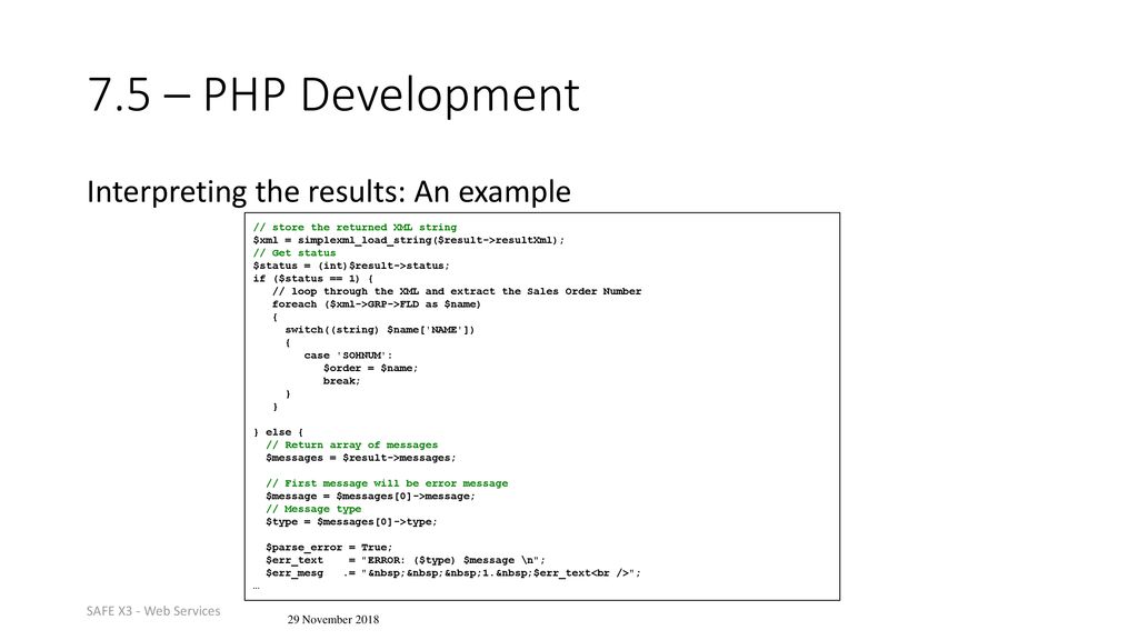 7 5 php development definition ppt download