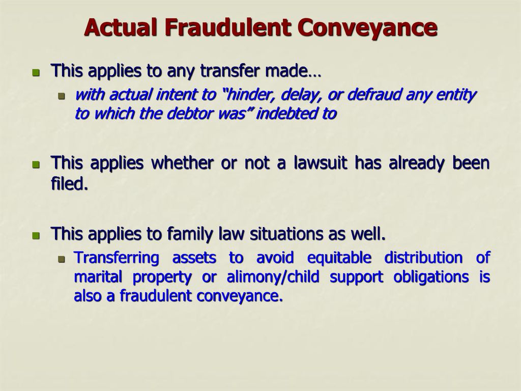 Unraveling Fraudulent Conveyance Legal Insights for Protection