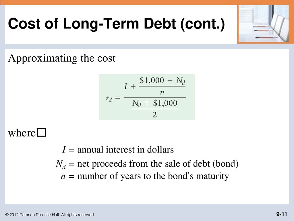 Overview of the Cost of Capital - ppt download