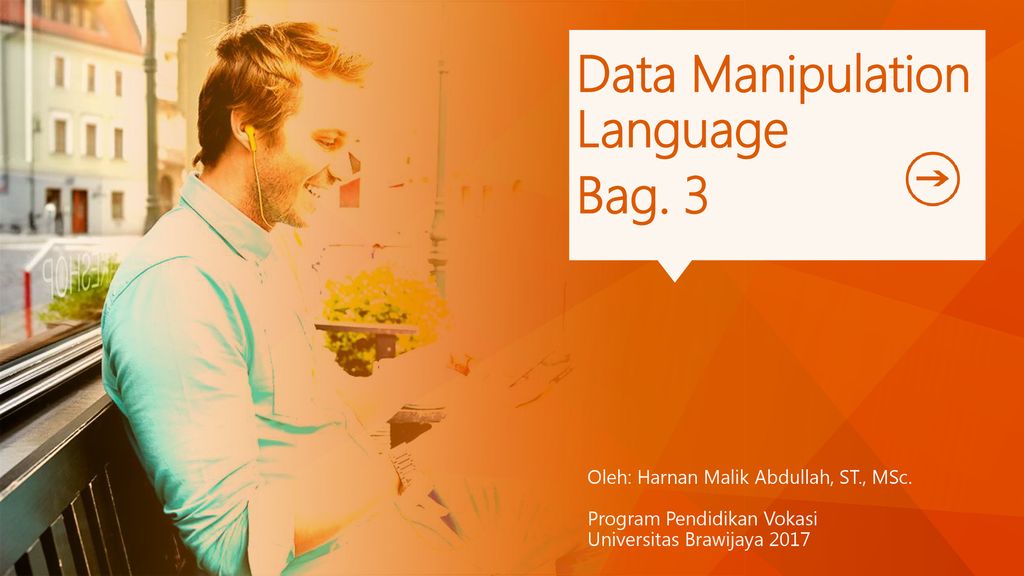 Data manipulation language bag ppt download