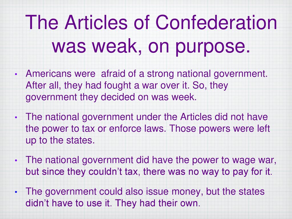 The confederation era ppt download