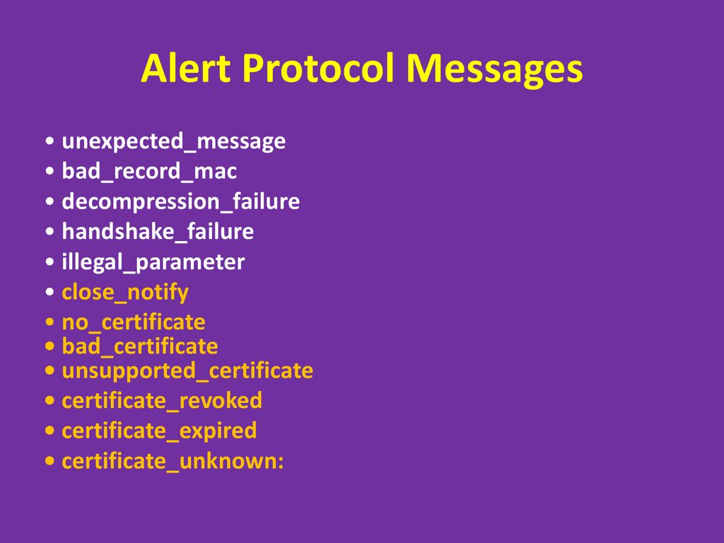 Web security transport level security ppt download