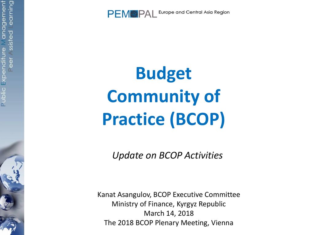 Budget Community of Practice (BCOP) ppt download
