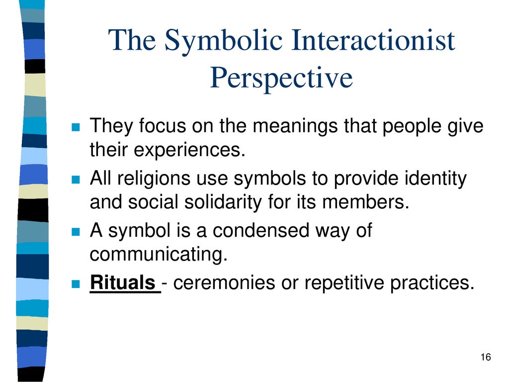 symbolic interactionist perspective on religion