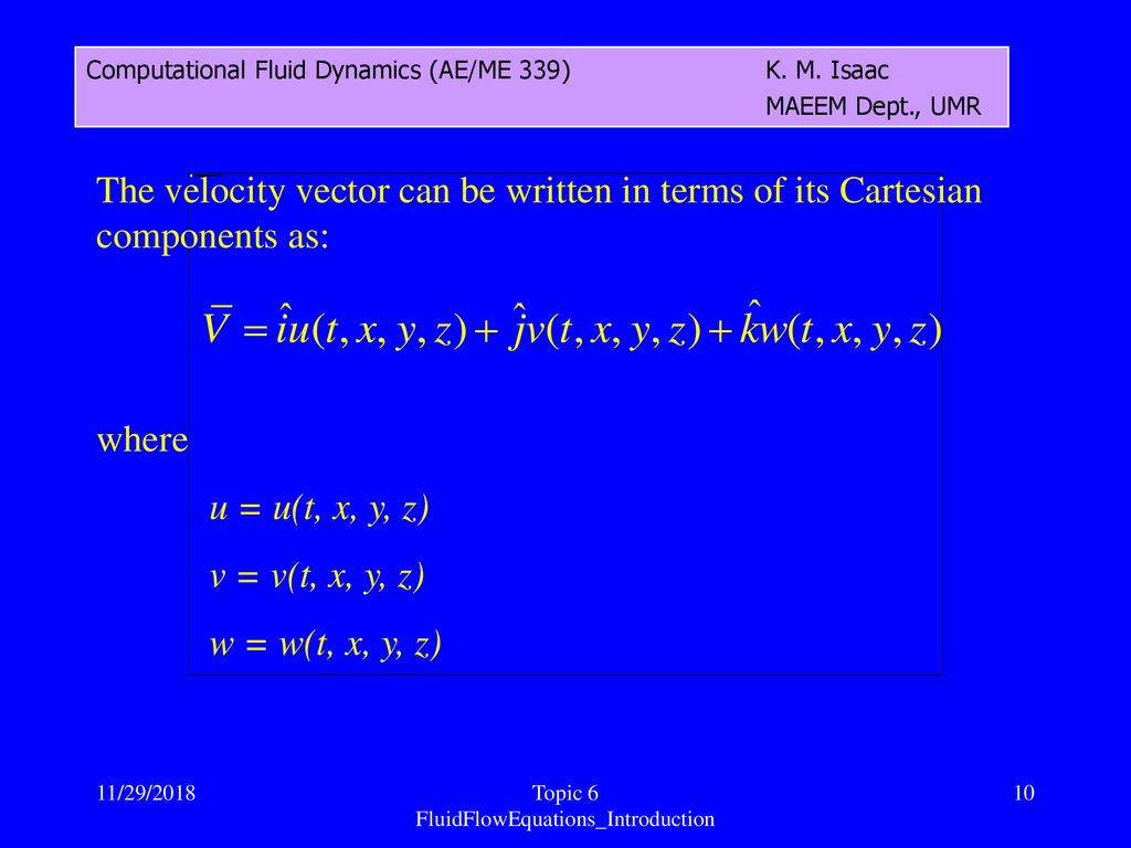 Topic 6 Fluidflowequations Introduction Ppt Download