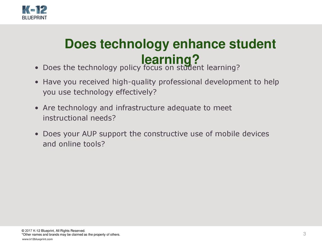 Technology policy and school staff and faculty ppt download