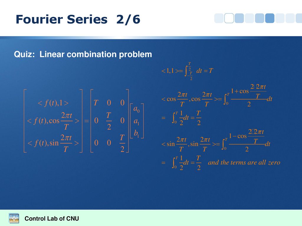 Fourier Series 2/6 Quiz: Linear combination problem