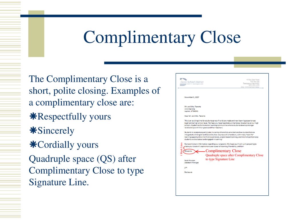 Block And Modified Block Styles With Open And Mixed Punctuation - Ppt  Download