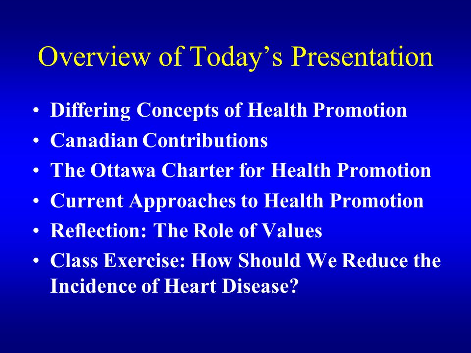 Overview of Today’s Presentation