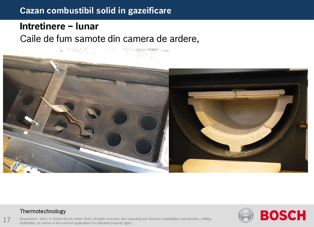 Bosch Solid 6000 W Cazan combustibil solid in gazeificare NOU - ppt download