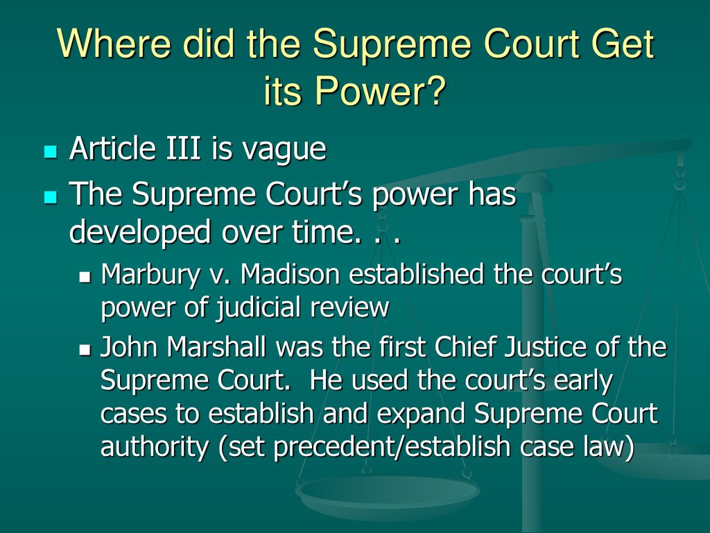 Chapter 11: The Federal Court System - Ppt Download