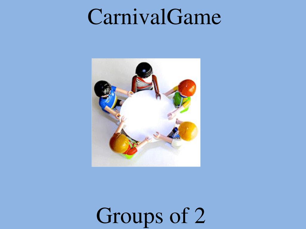 CarnivalGame Groups of 2