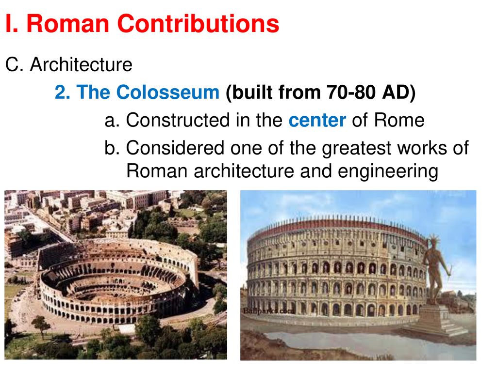 Ancient Rome Contribution to Civilization ROADS  POSTER 