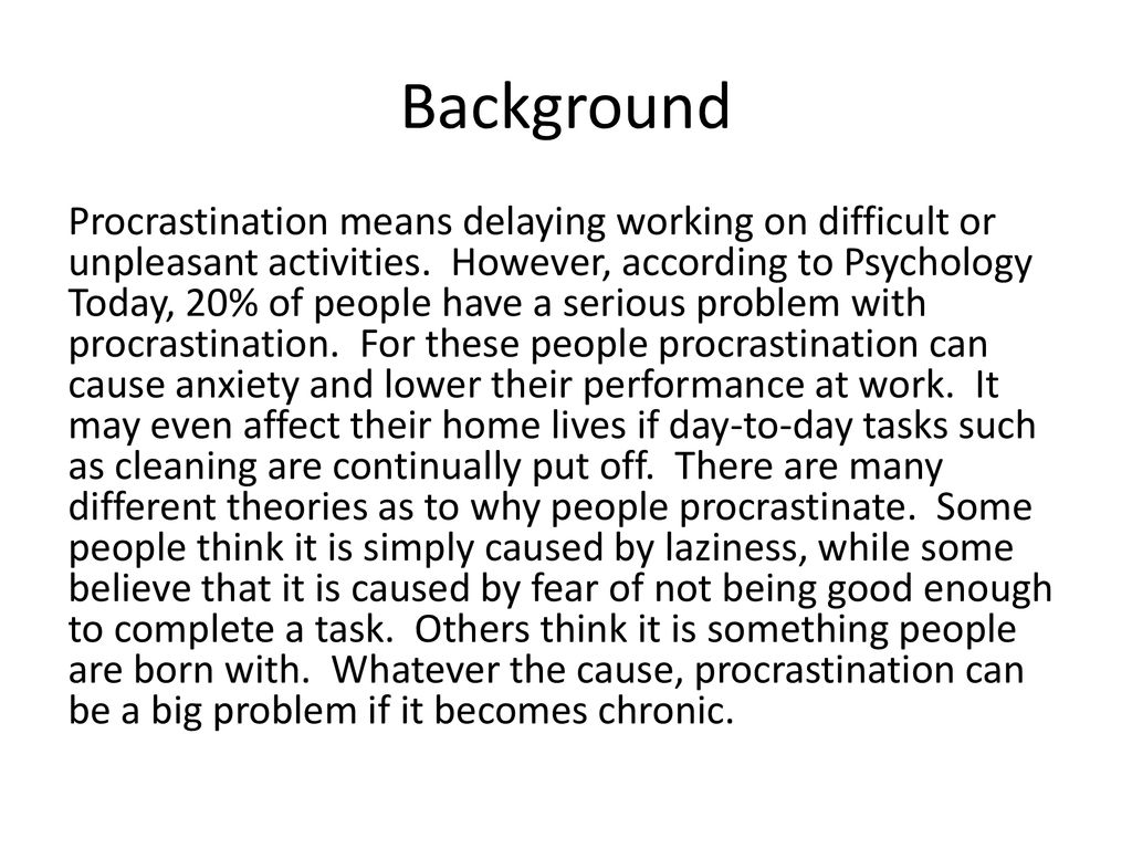 Procrastination Story Ppt Download procrastination-story-ppt-download
