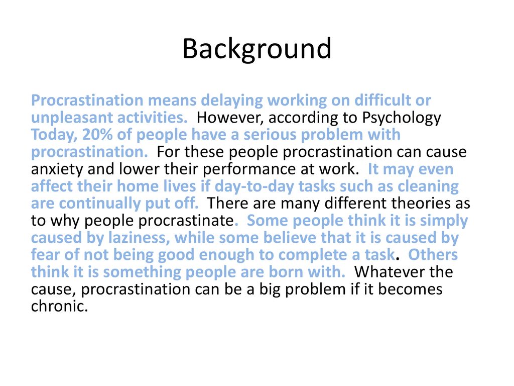 Procrastination Story Ppt Download procrastination-story-ppt-download