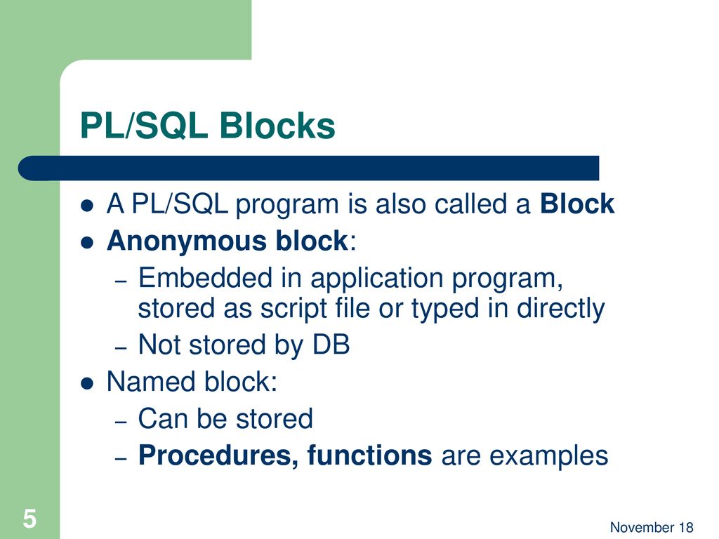 Sa0951a pl sql 1 introduction ppt download