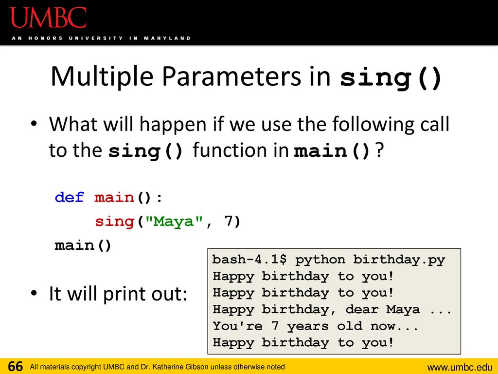 CMSC201 Computer Science I for Majors Lecture 10 – Functions - ppt download