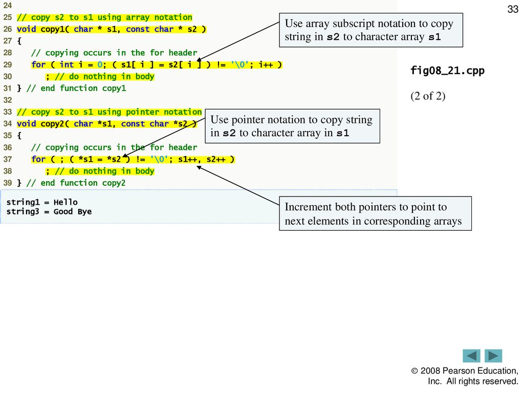 Pointers and Pointer-Based Strings - ppt download
