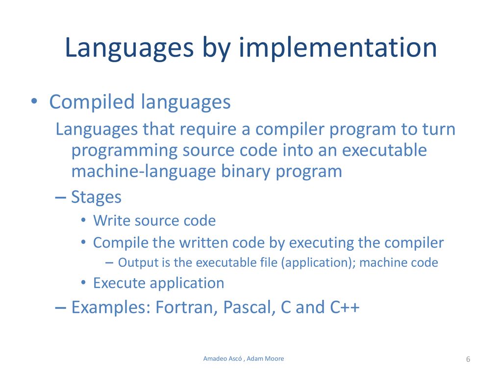 Programming Languages - ppt download