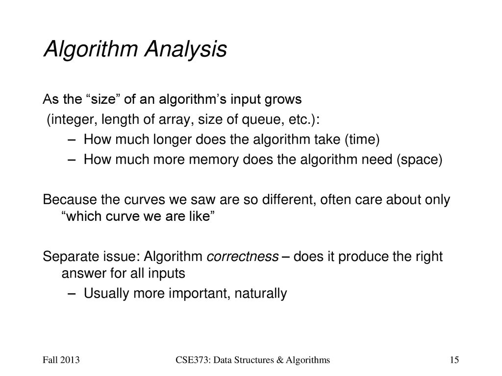 CSE373: Data Structures and Algorithms Lecture 2: Math Review ...