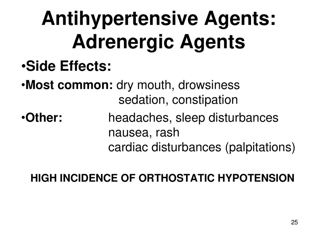 DrKnowledge - AntiHypertensive Side effects