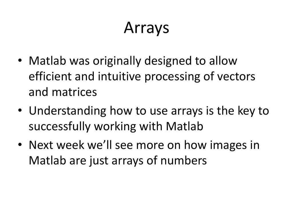 Matlab tutorial course - ppt download