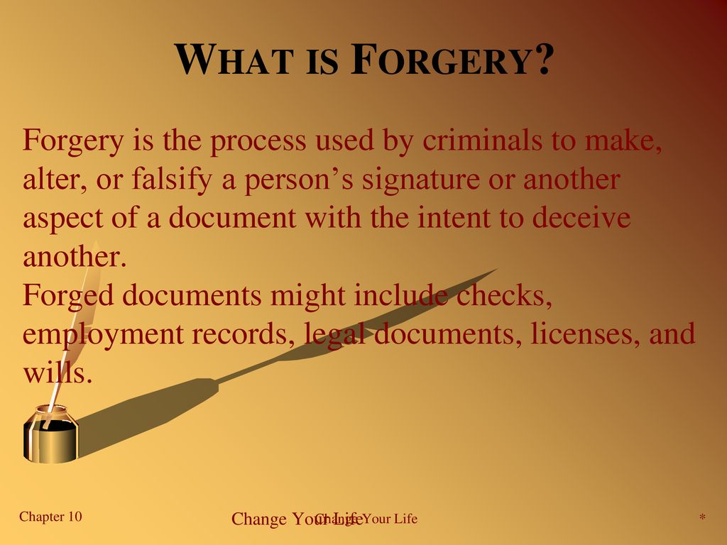 Chapter 10 Handwriting Analysis, and Counterfeiting ppt download