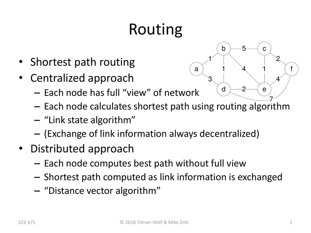 Routers Routing algorithms - ppt download