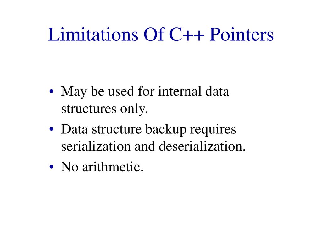 Simulated Pointers. - ppt download