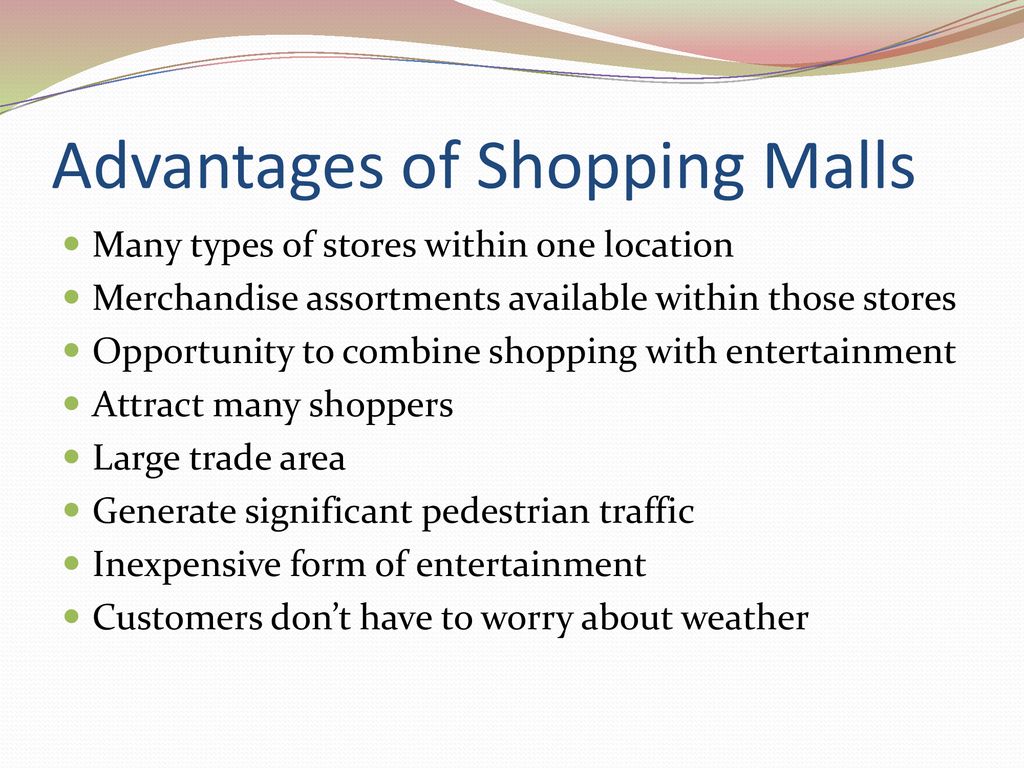 Shopping Mall - ppt ...