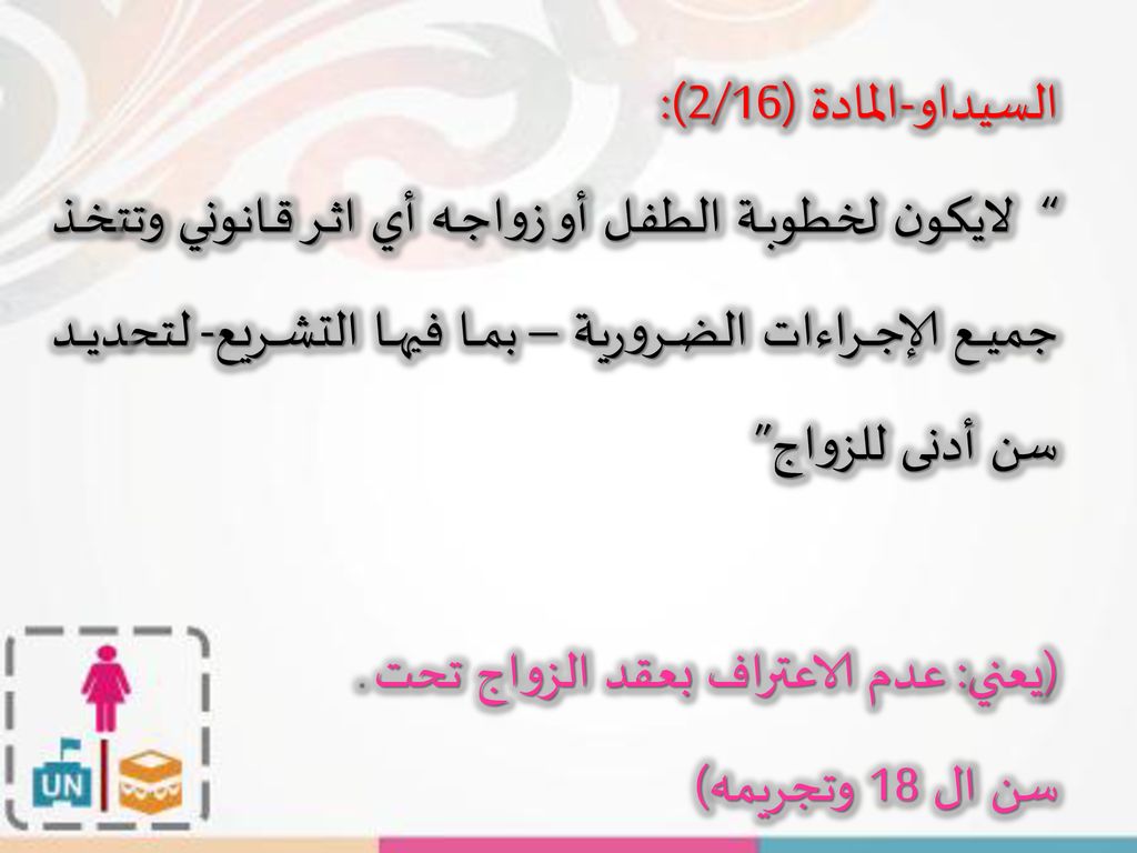 حقوق المرأة بين الشريعة والمواثيق الدولية Ppt Download