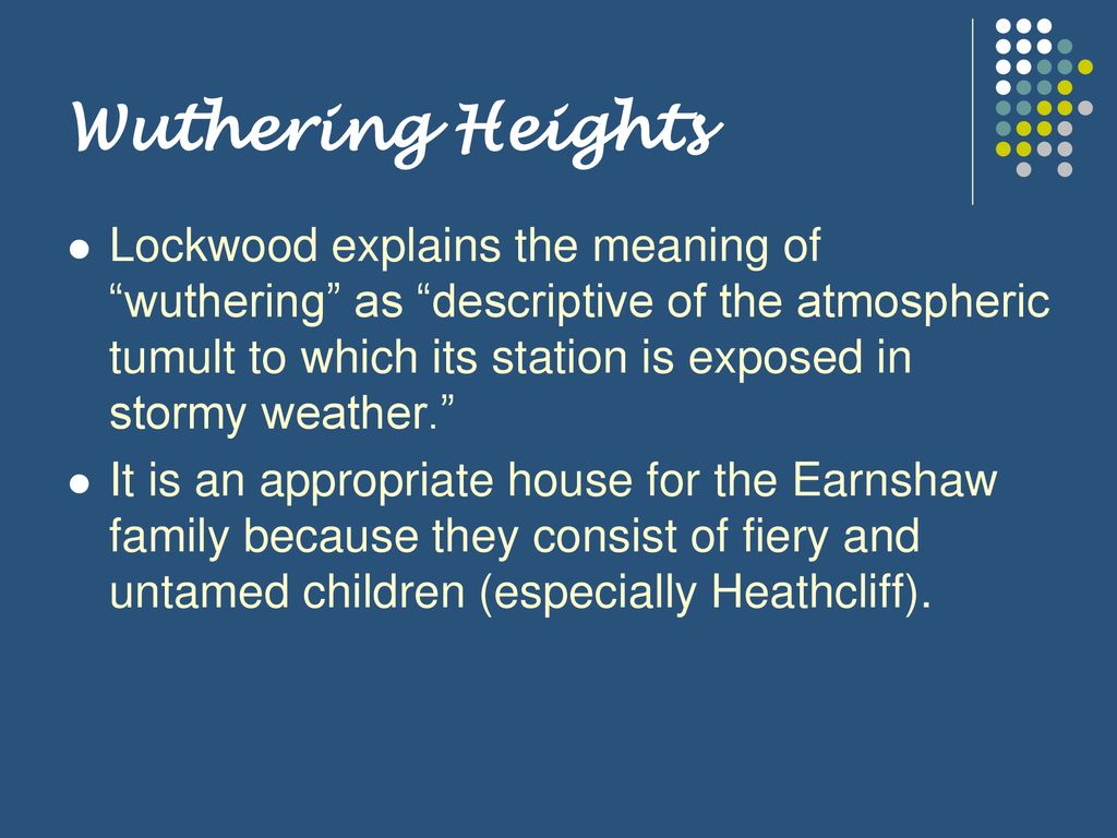 Wuthering heights meaning