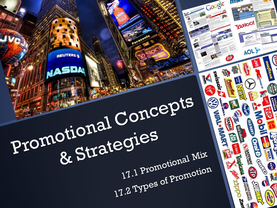 Promotional Concepts & Strategies