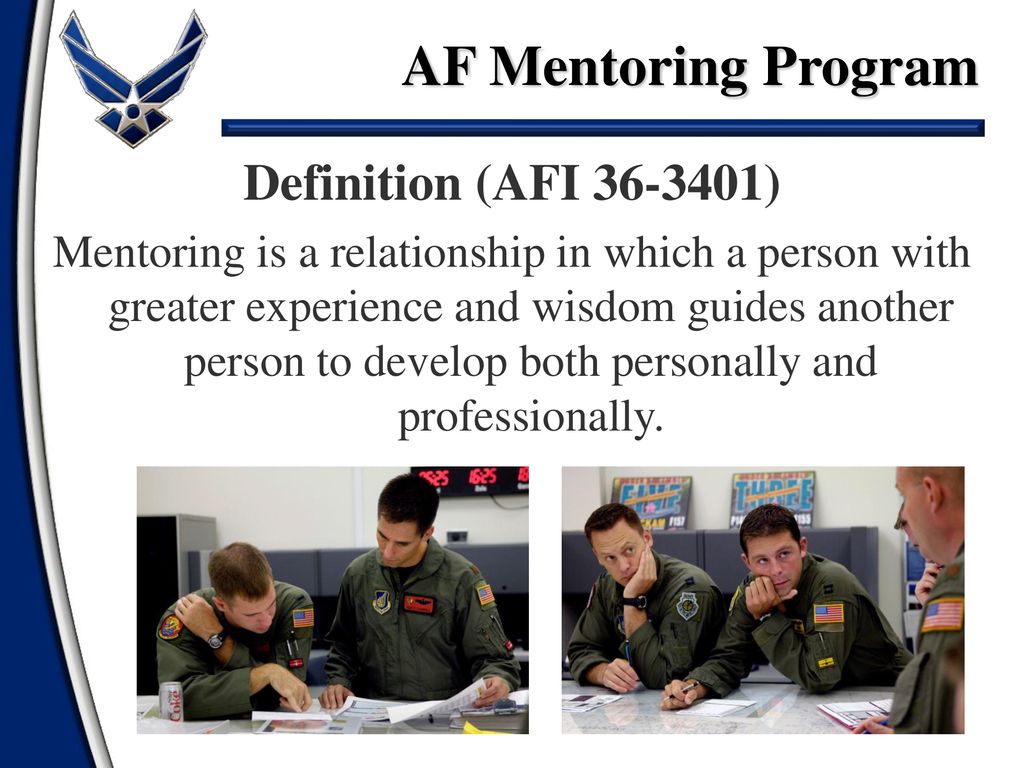 Developing Airmen AF Mentoring Program. - ppt download