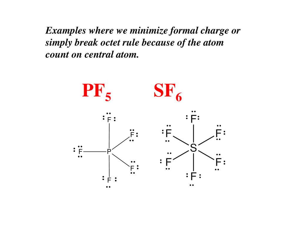 Lewis structure sf6