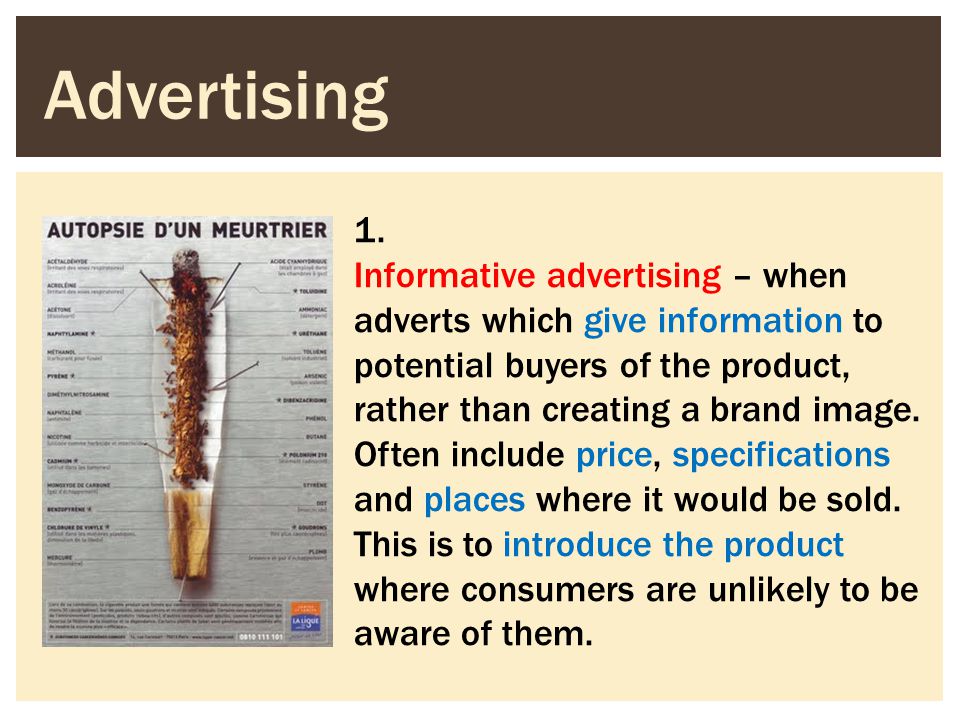 Advertising 1.