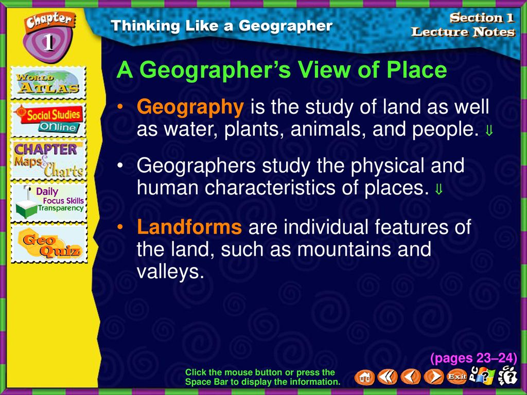 A Geographer’s View of Place - ppt download