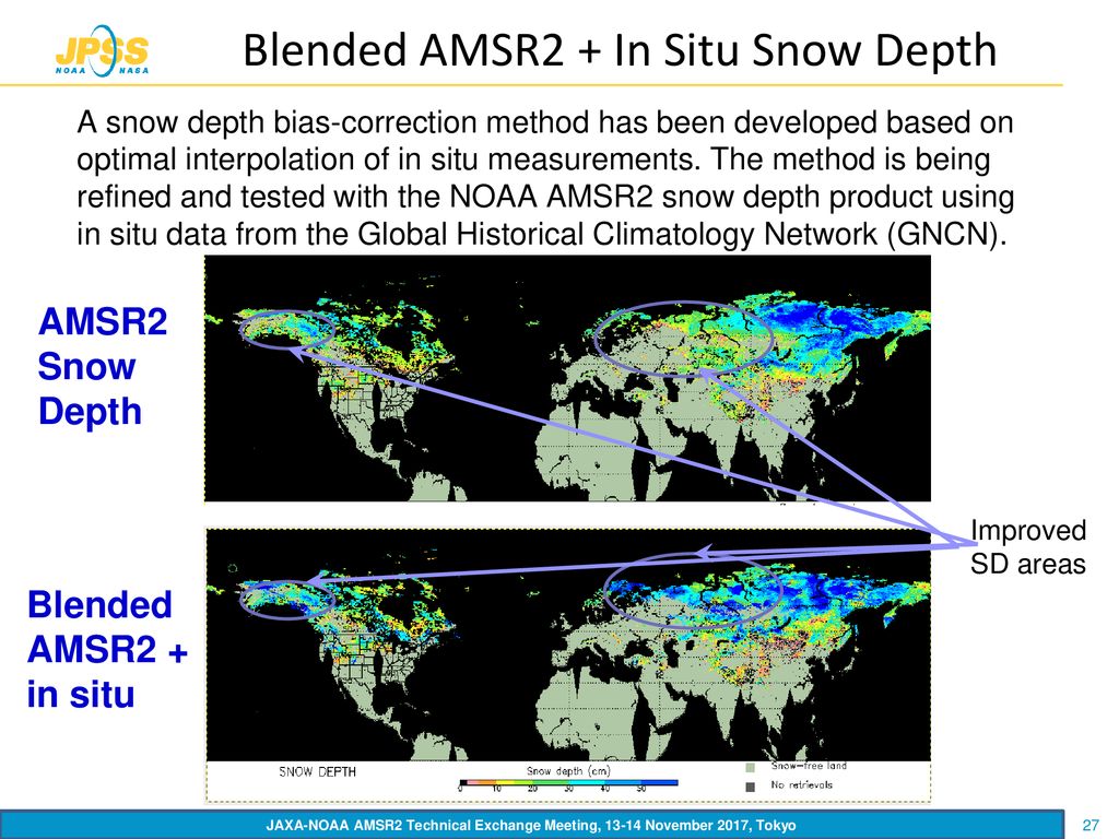 NOAA AMSR2 SNOW AND ICE PRODUCTS - ppt download