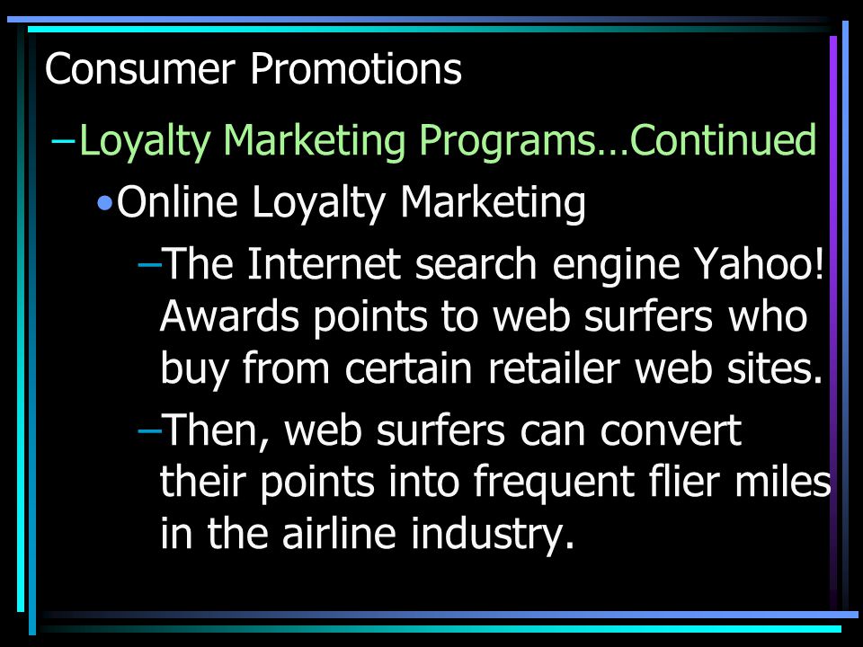 Online Loyalty Marketing