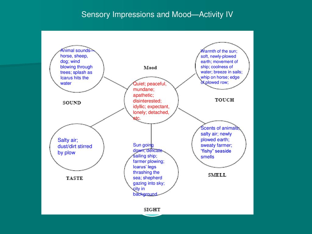 Sensory Impressions and Mood—Activity IV