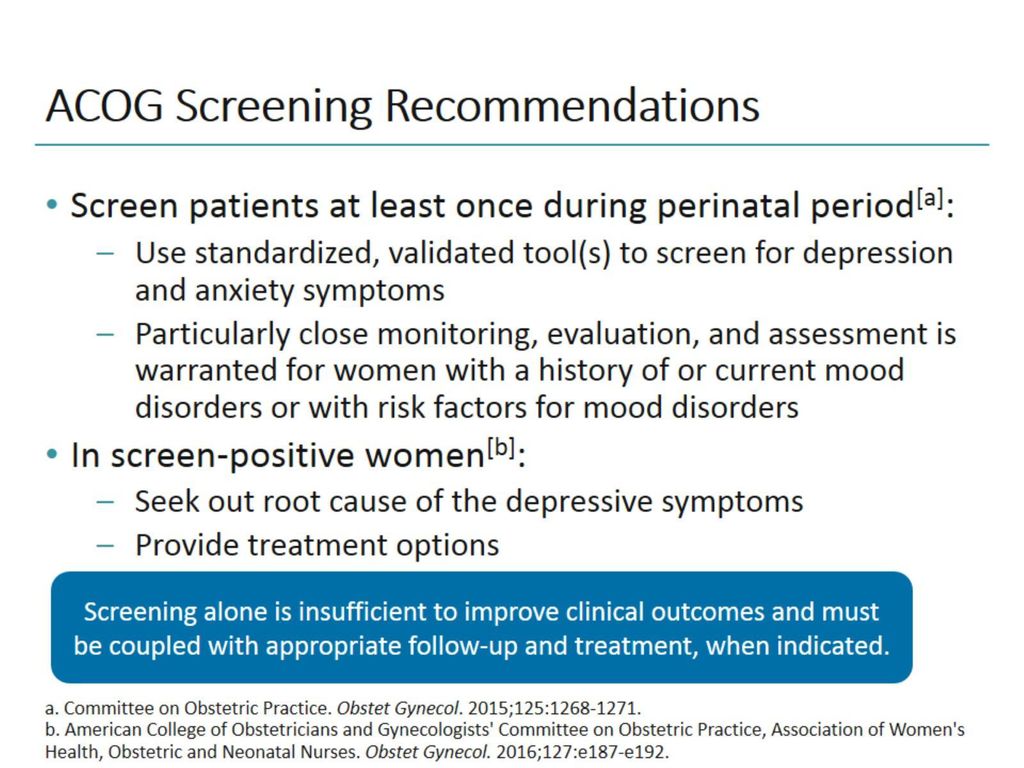 Screening and Diagnosing Postpartum Depression - ppt download